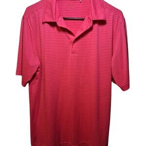 Walter Hagen Golf Polo – Hot Pink Micro Stripe | Size M